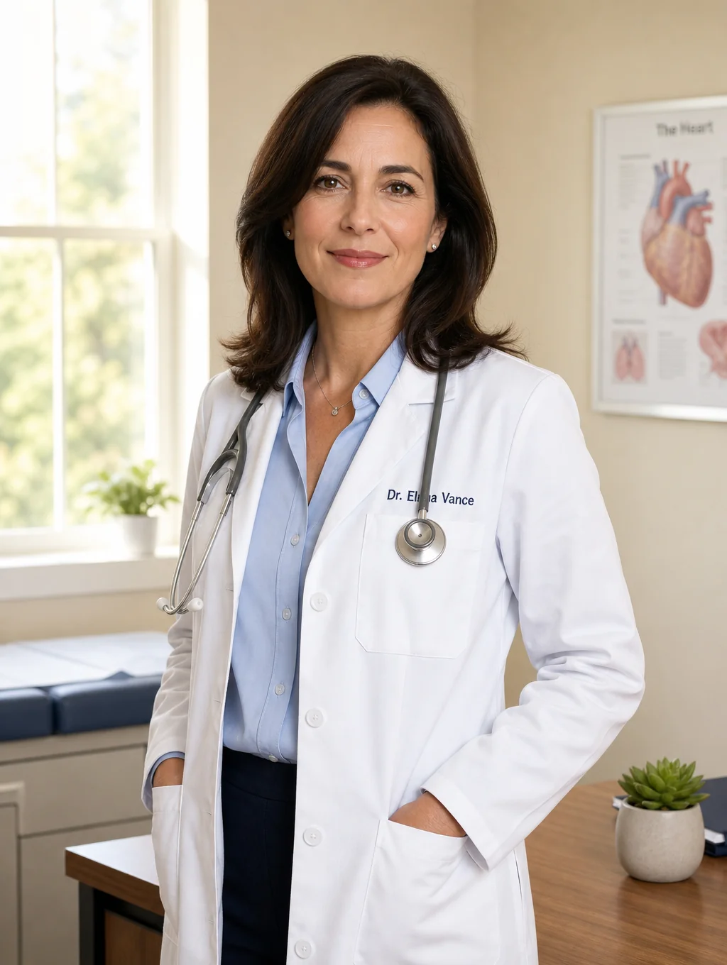Documentary portrait of Dr. Eleanor Vance, Chair of the Board